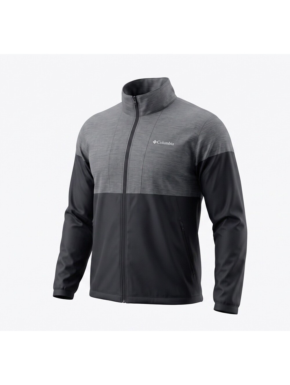 $120 Columbia Men's Inner Limits Hooded Jacket Size Big&Tall 6X Gray/Black Omni